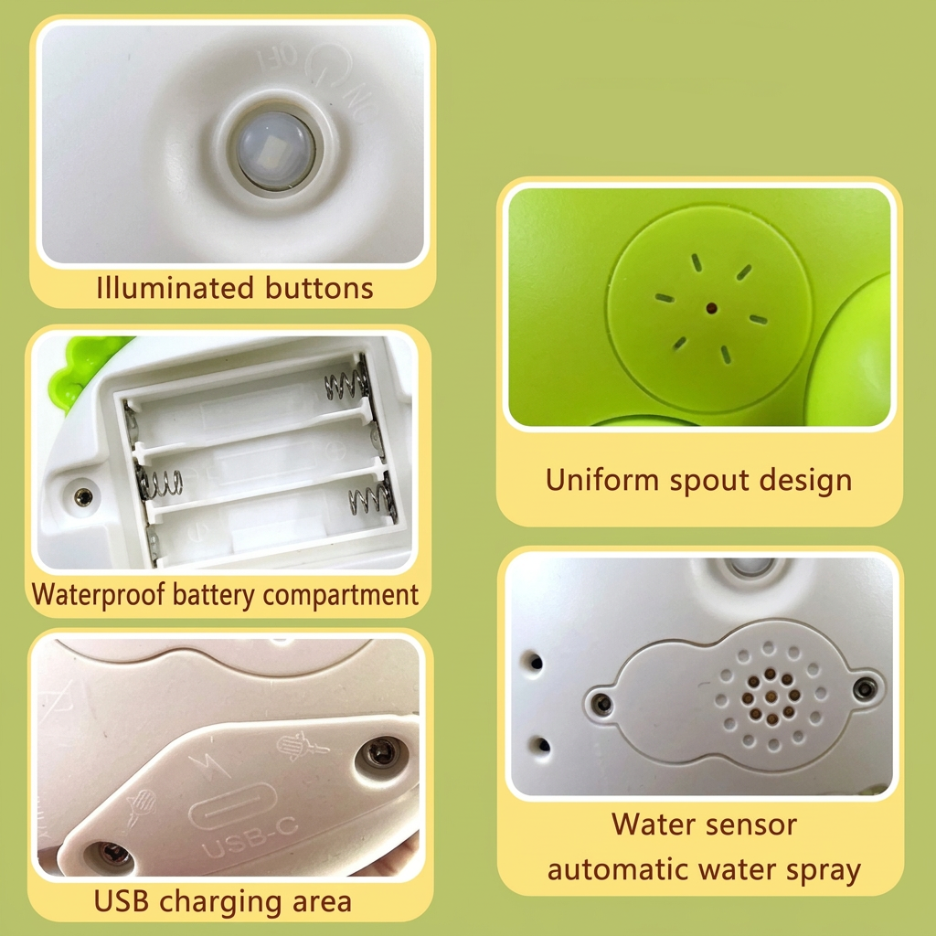 FrogSplash – Fun & Interactive – Automatic Water Fountain