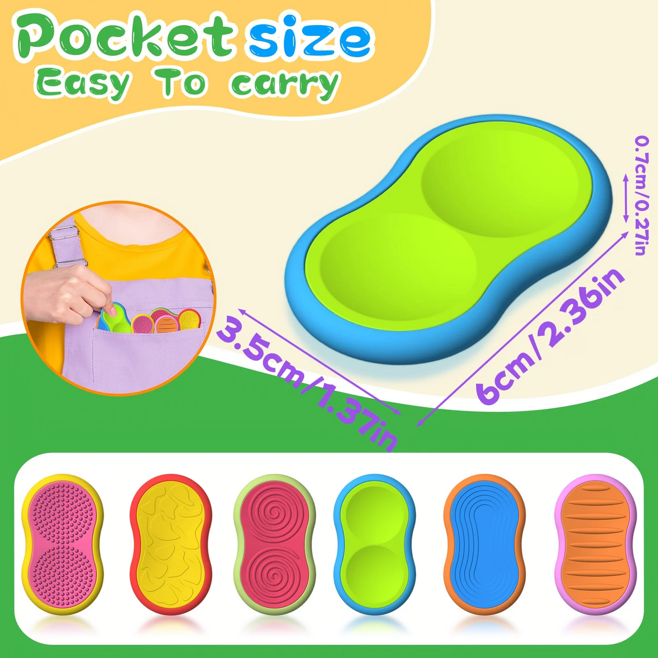 SensorySlide – Soothing & Interactive – Magnetic Fidget Toys
