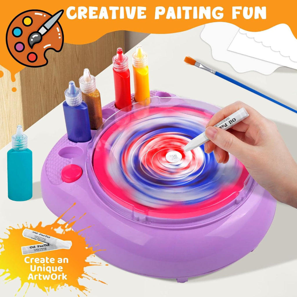 SpinArt – Creative & Educational – DIY Paint Spinning Top
