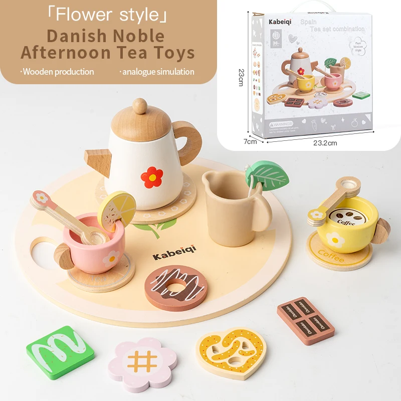 Woods – Simple & Charming – Wooden Tea Set for Children