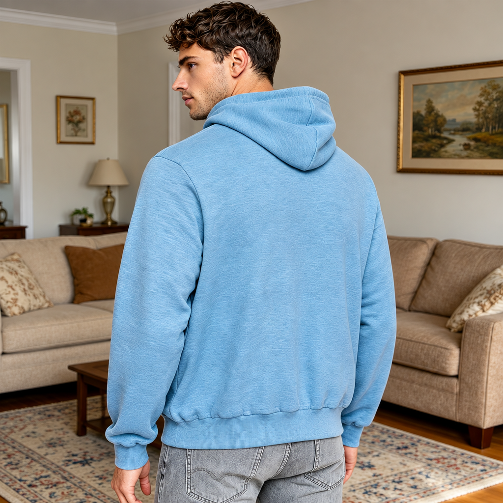 CuddleDad – Comfortable & Practical – Men's Hoodie with Baby Pouch