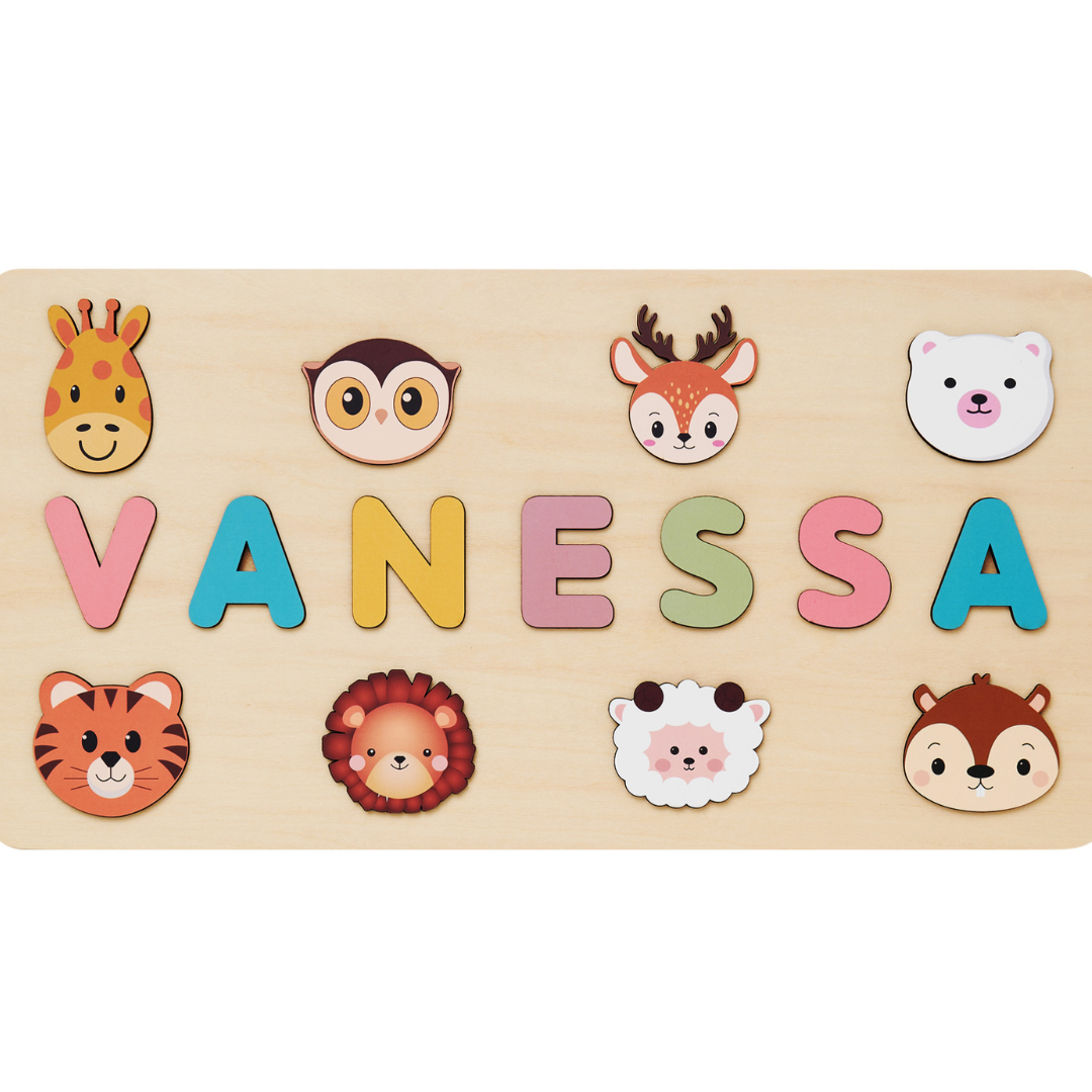 Woods - Your own name tag! - Name jigsaw puzzle