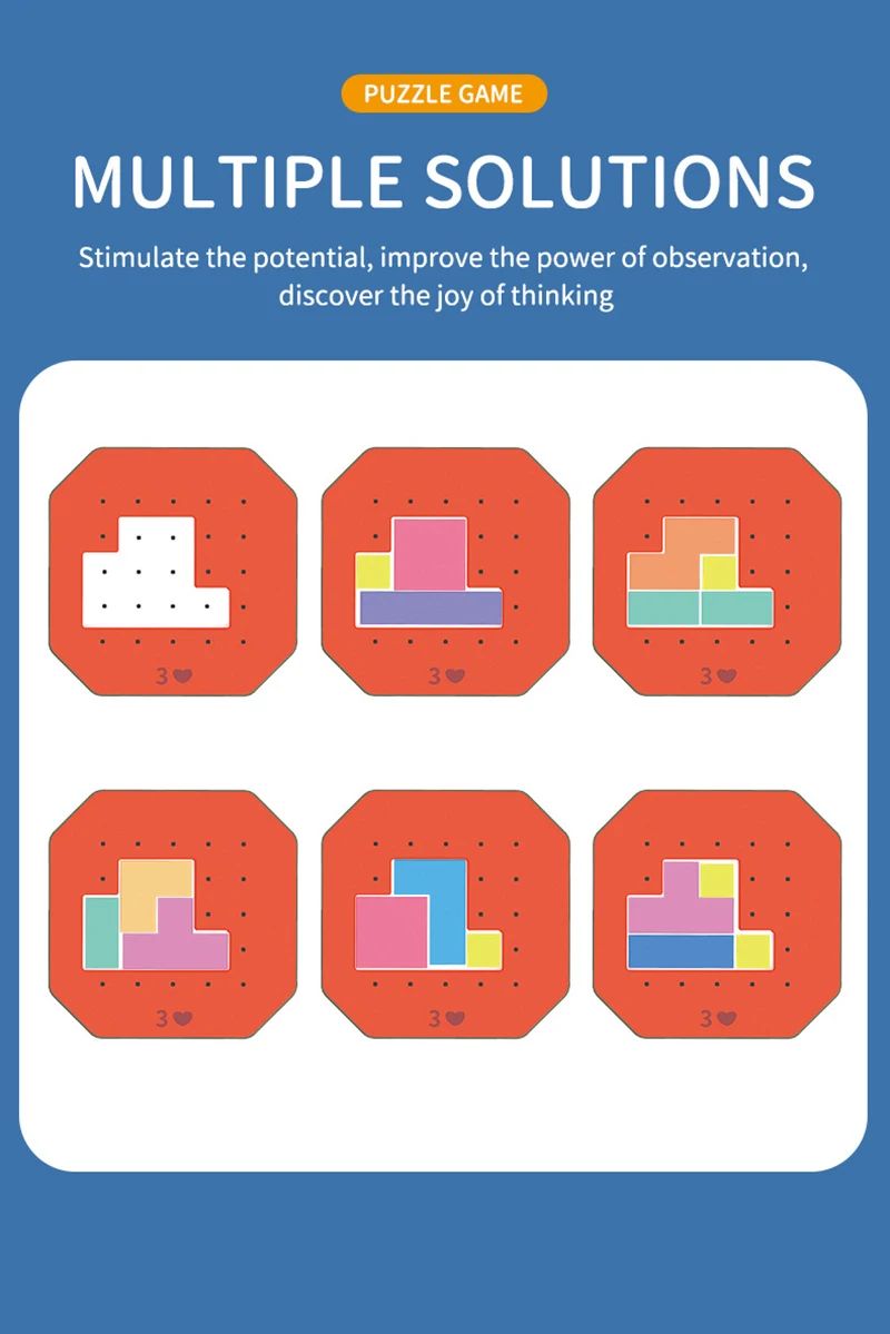 Logic Blocks™ – Color & Creativity - Geometric Puzzle