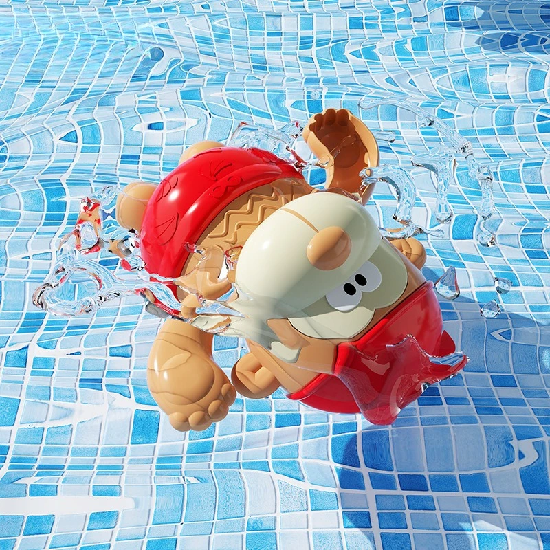 Clockwork Monkey Toy – Playful & Water Fun – Wind-Up Bath Toy