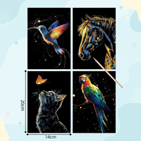 Thumbnail for GlowArt – Glow-in-the-dark – Scratch Cards Set