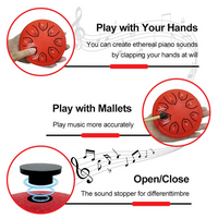 Thumbnail for TinyHarmony – Compact & Musical – 8-Note Tongue Drum