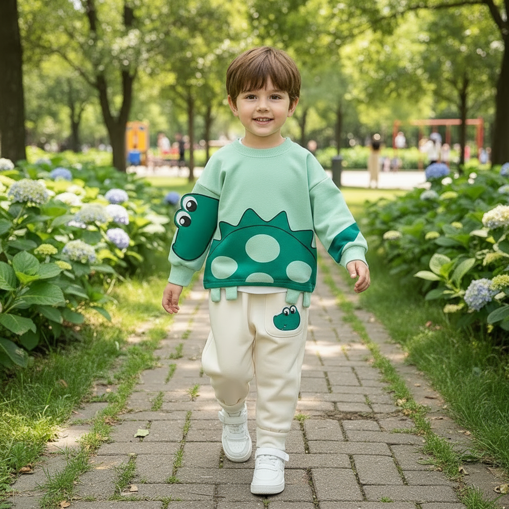 Mini Fashion™ - Warm & Soft – Two-Piece Children's Clothing Set