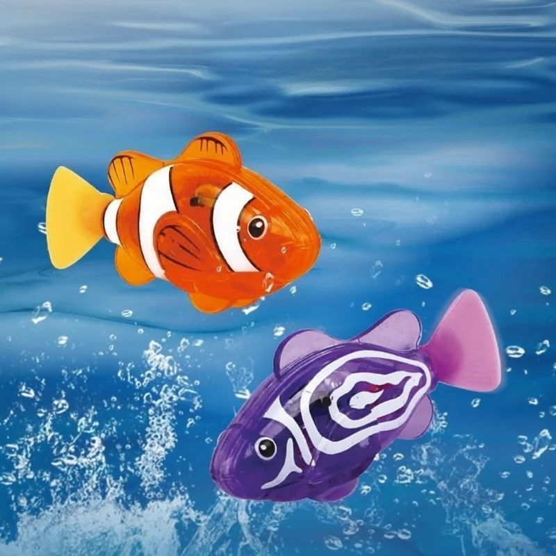 TinySwim – Fun & Active – Electronic Swimming Fish with LED Light