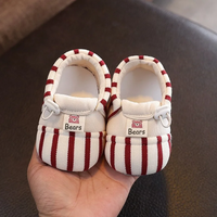 Thumbnail for TinyToes – Soft & Warm – Baby's First Shoes with a Striped Design