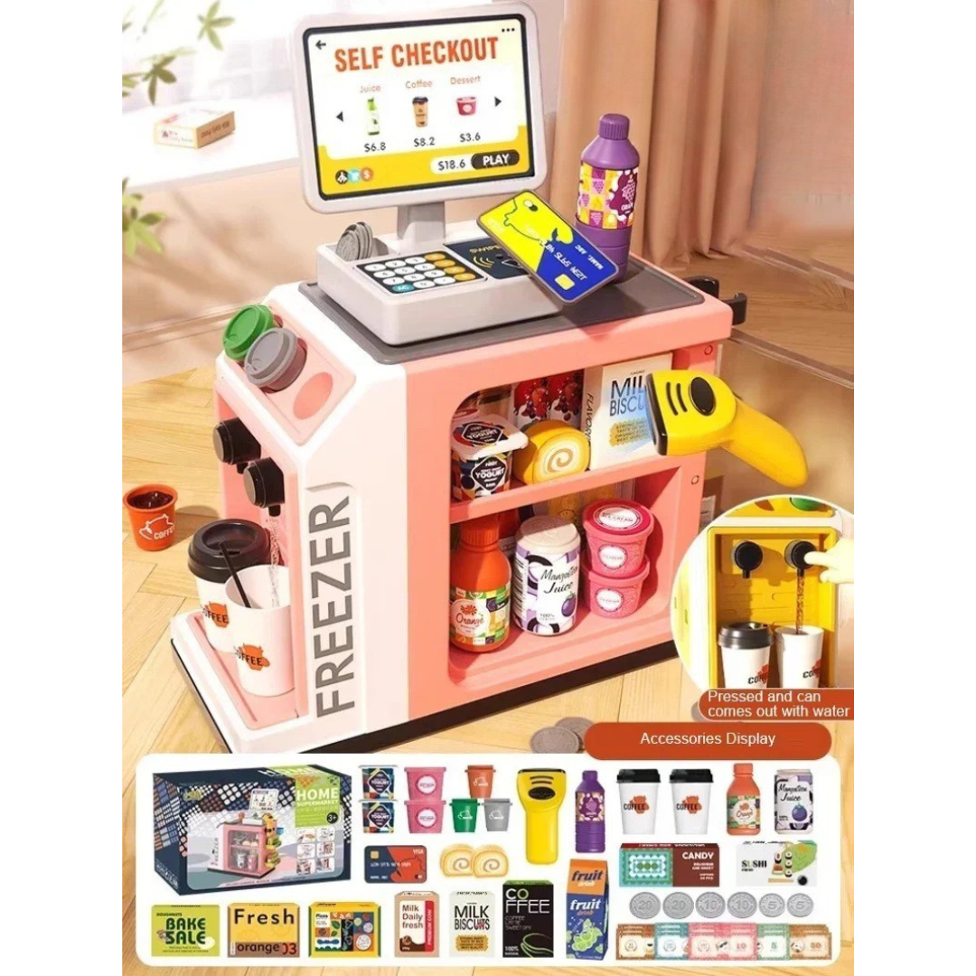 Supermarket Set™ - Shopping Fun for Home - Toy Cash Register