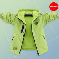Thumbnail for Reversible Kids' Jacket – Waterproof & Windproof – Lightweight Jacket