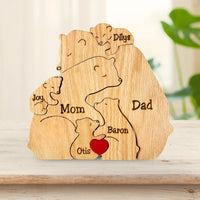 Thumbnail for Family Puzzle™ – Personalized Mother's Day Gift with a Family of Bears