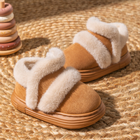 Thumbnail for Little Steps – Warm & Stylish - Bagd Ankle Boots for Girls
