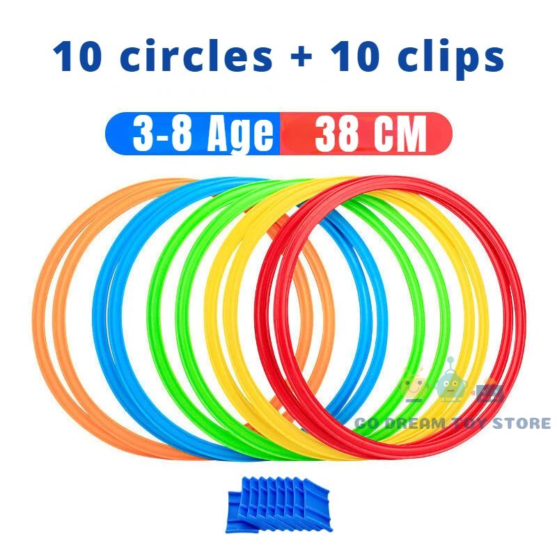 Jump Hoops™ – Jump & Play - Hoop Set