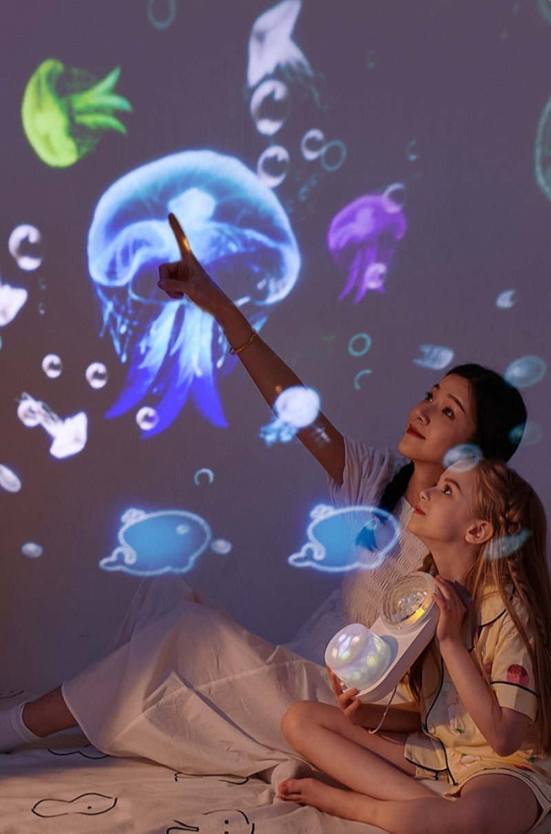 OceanGlow – Soothing & Magical – Starry Sky Projection Night Light