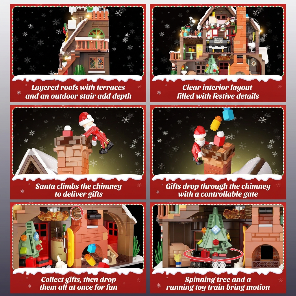 ChristmasHome – Festive & Creative – Christmas House Building Set