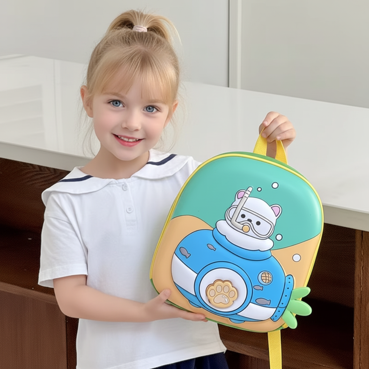 KiddoPack – Cute & Practical – Kids' Backpack with a Glowing Paw