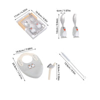 Thumbnail for MiniMeal – Safe & Non-Slip – Silicone Toddler Plate Set with Cutlery