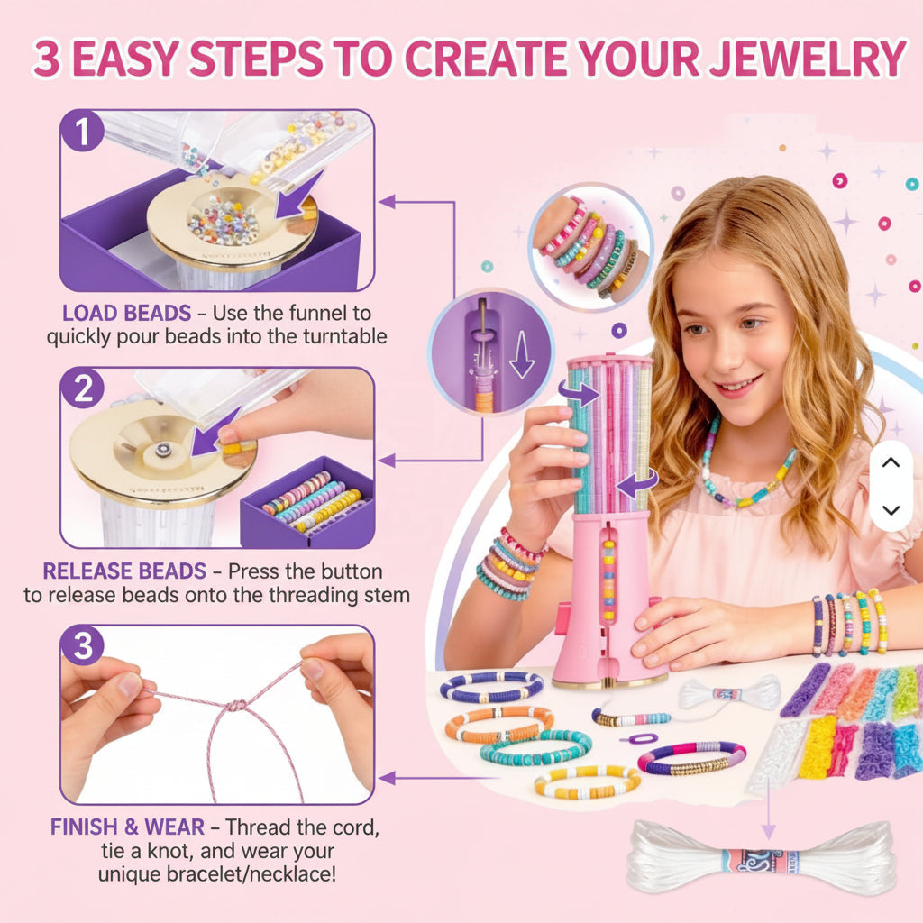 BeadMaster – Creative & Educational – DIY Bracelet Craft Kit
