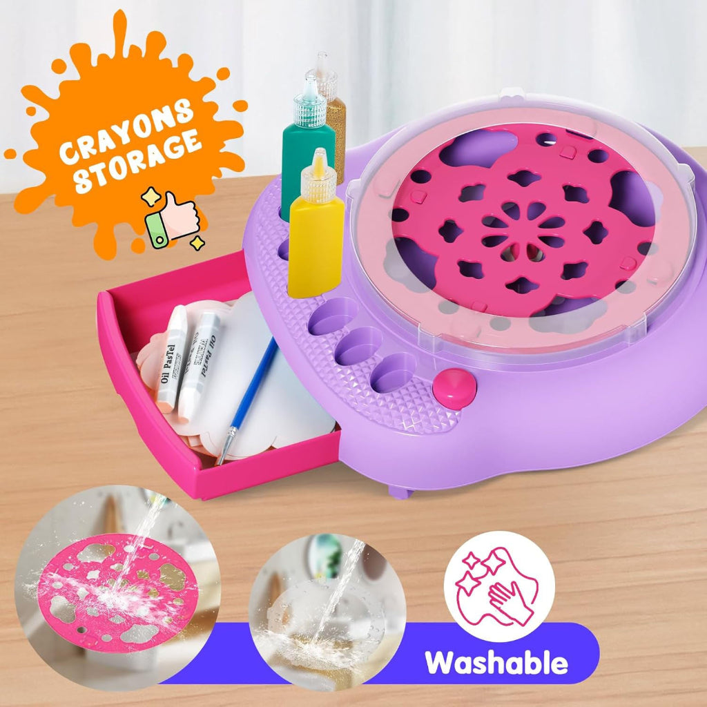SpinArt – Creative & Educational – DIY Paint Spinning Top