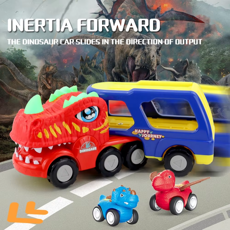 DinoDrive – Creative & Adventurous – 5-in-1 Truck Play Set
