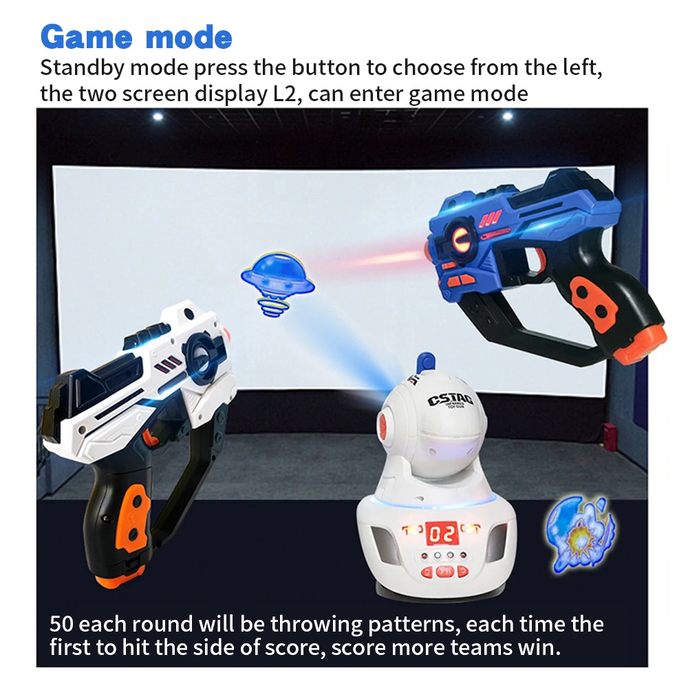 TargetPro – Competitive & Adventurous – Laser Tag Pistol Set