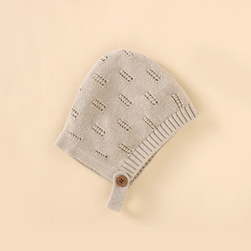 MiniCozy – Soft & Comfortable – Knitted Baby Overalls with a Little Hat