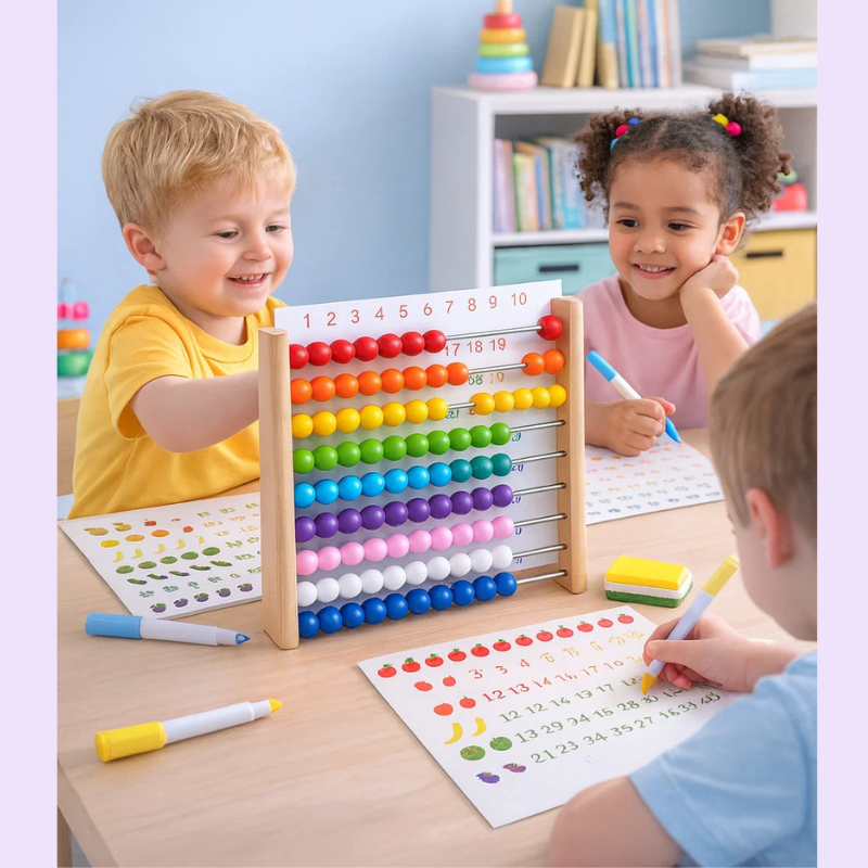 Woods™ - Count and Learn - Wooden Abacus