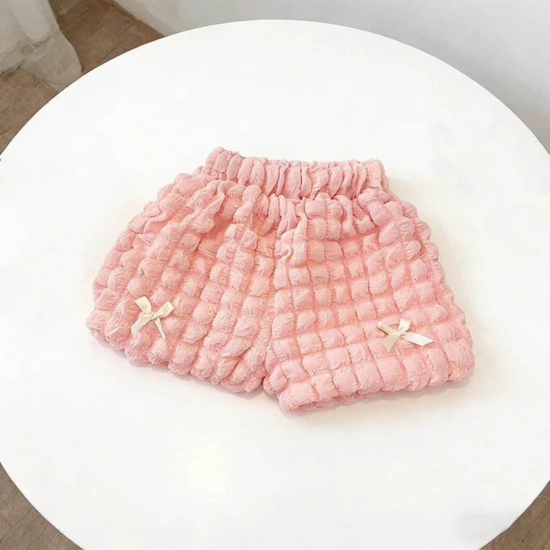 LovelyBloom – Soft & Cute – Kids' Shorts with Ruffles and a Bow