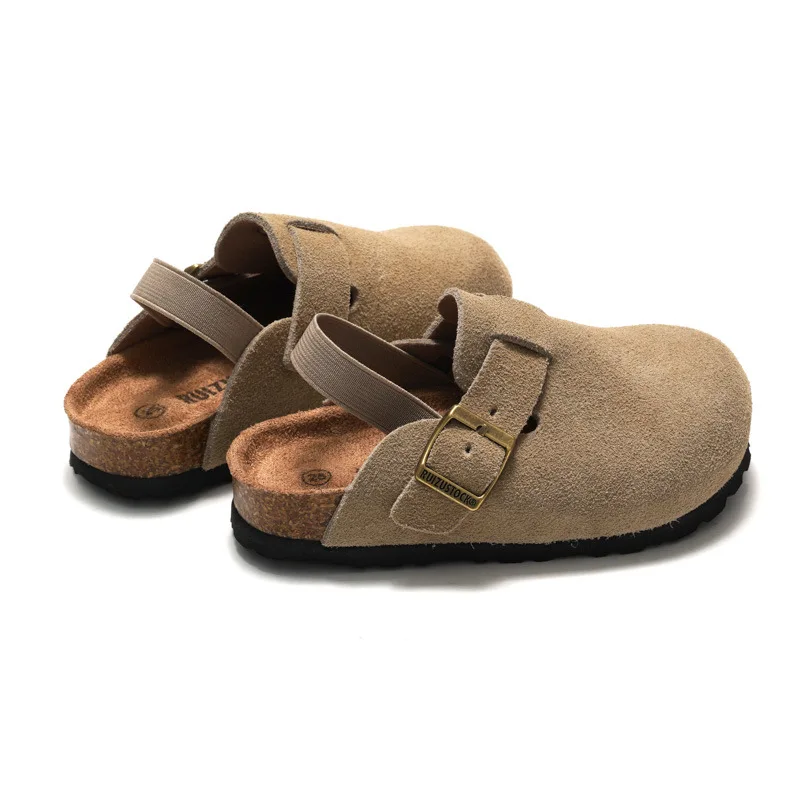 LittleWalk – Comfortable & Trendy – Suede Clog Sandals