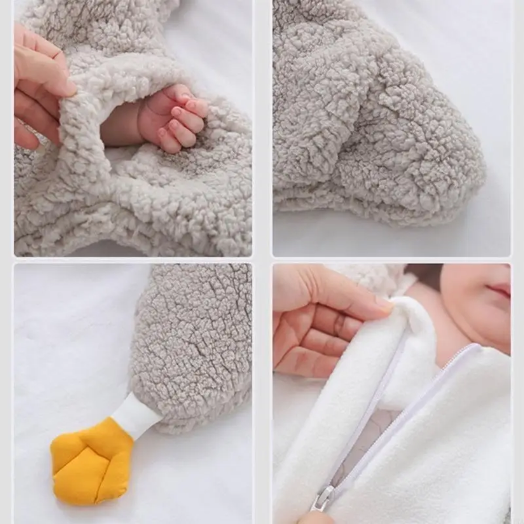 LittlePenguin – Soft & Warm – Baby Penguin Jumpsuit Sleeping Bag