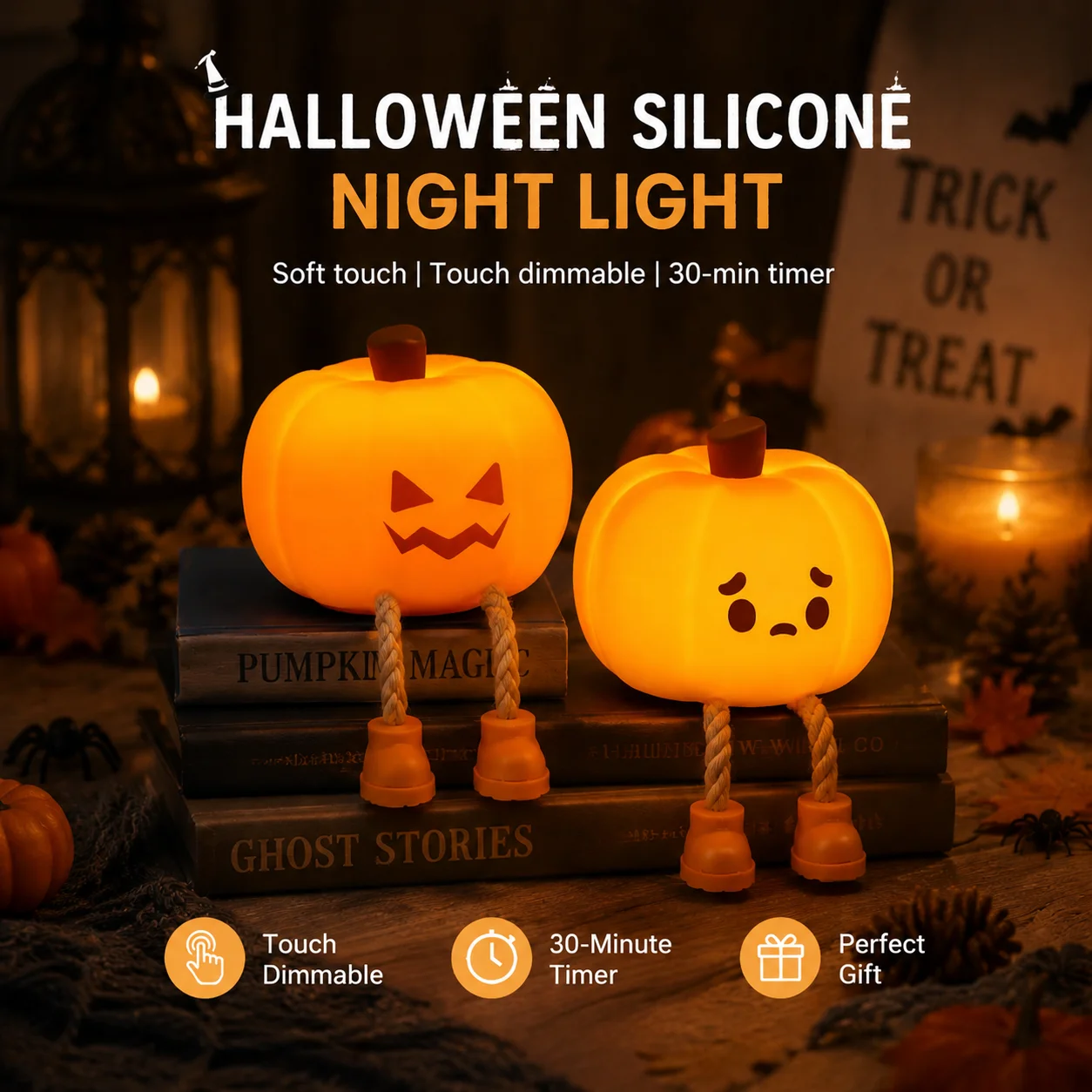 SpookyLamp – Cute & Charming – Halloween Night Light