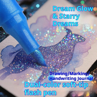 Thumbnail for ArtShine – Colorful & Sparkling – Double-Sided Glitter & Glow-in-the-Dark Marker Set