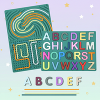 Thumbnail for BrainyKids – Educational & Sensory – Silicone Activity Board with Letters