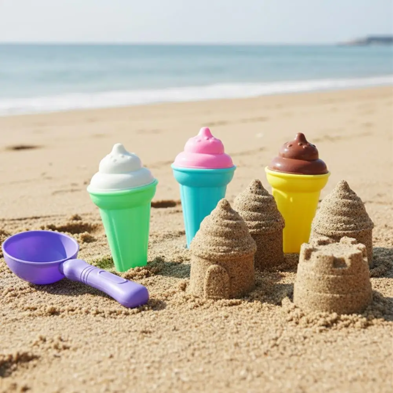 BeachFun – Sand Fun & Creativity – Beach Ice Cream Scoop Play Set