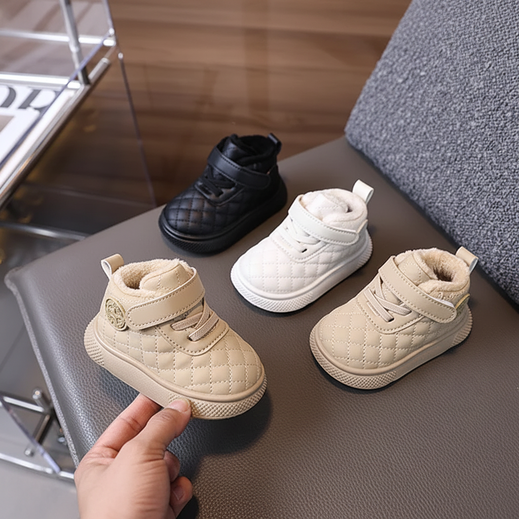 WarmWalk – Comfortable & Trendy – Children's Winter Boots with Plush Lining