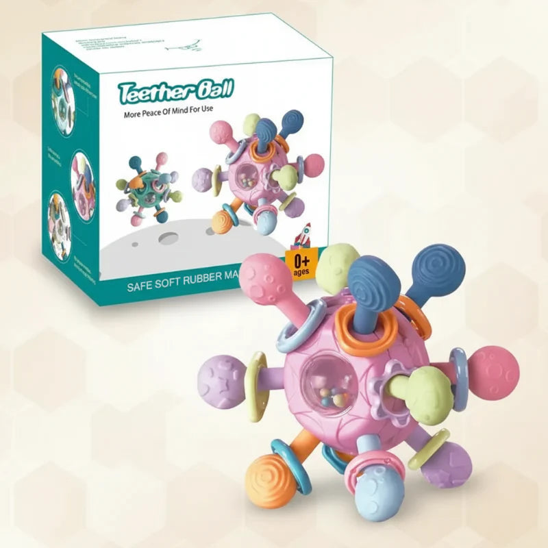 CalmChew – Soft & Safe – 3-in-1 Silicone Teether