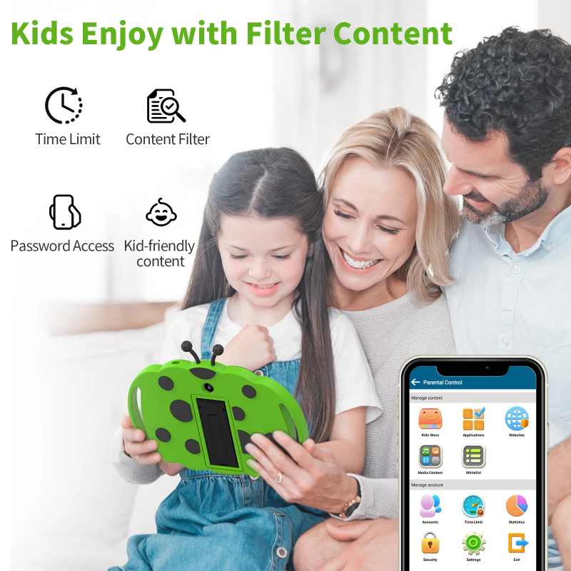 PlayPad – Educational & Fun – Kids' Tablet with Shock-Resistant Case