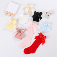 Thumbnail for LittleCharm – Soft & Stylish – Girls' Knee-High Socks with a Bow