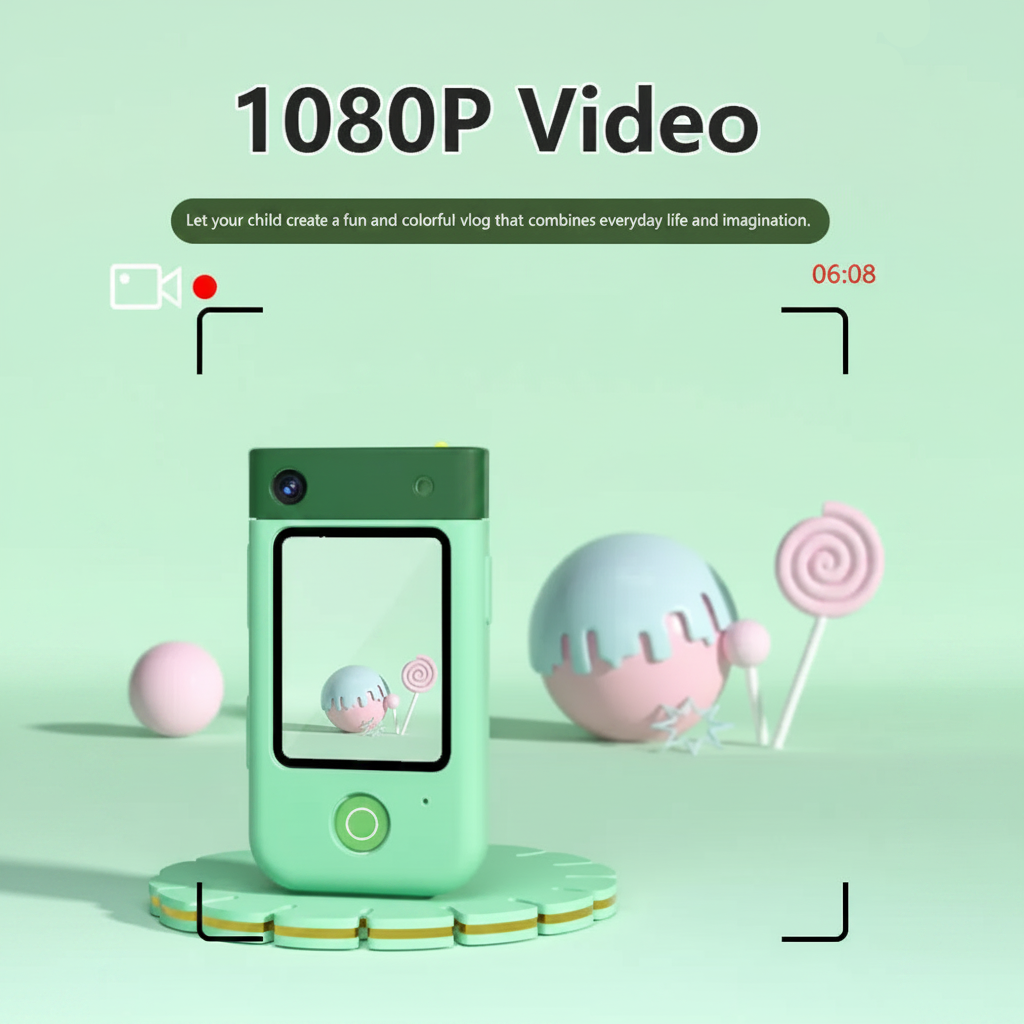 KiddoPhone – Educational & Interactive – Kids' Smartphone with Camera and Games