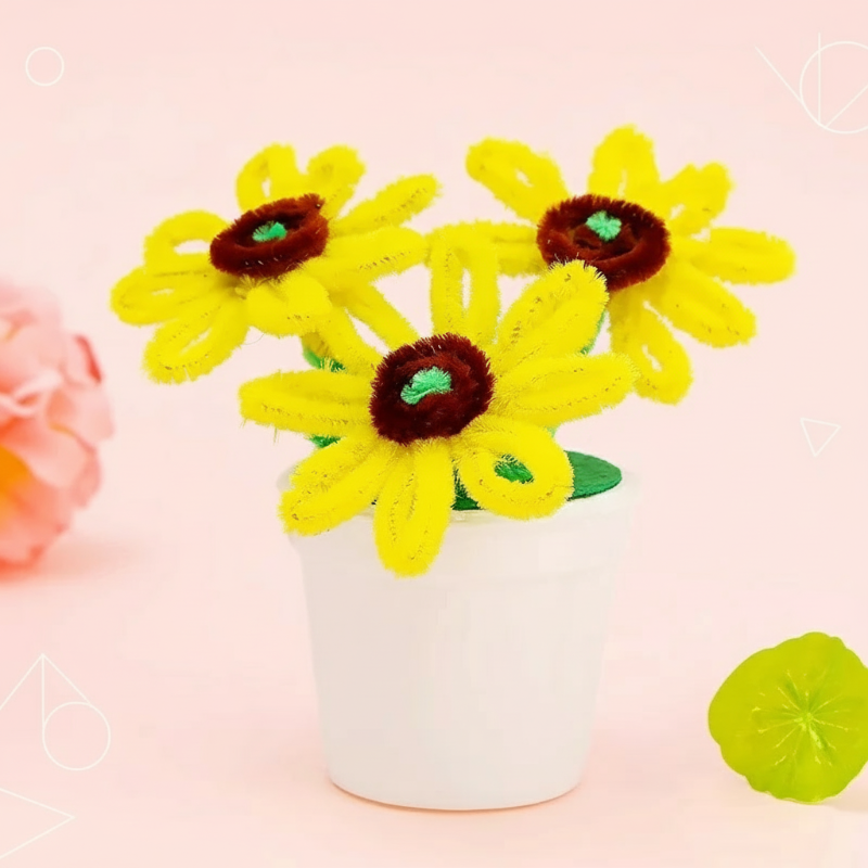 CraftBloom – Colorful & Creative – DIY Flower Pot Craft Kit