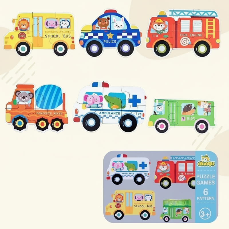 BrainBox – Learning & Playing – 3D Wooden Puzzle