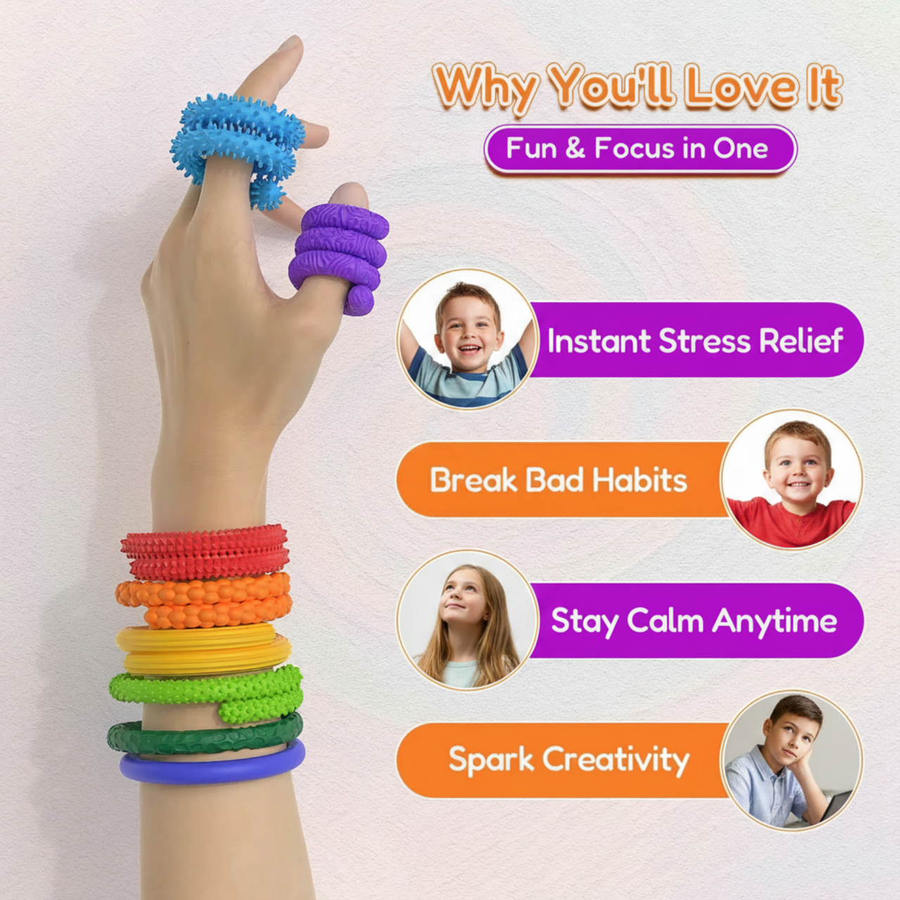 SensoryFlex – Soothing & Interactive – Sensory Fidget Sticks