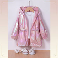 Thumbnail for LumiBreeze – Shiny & Light – Children's Raincoat with Hood