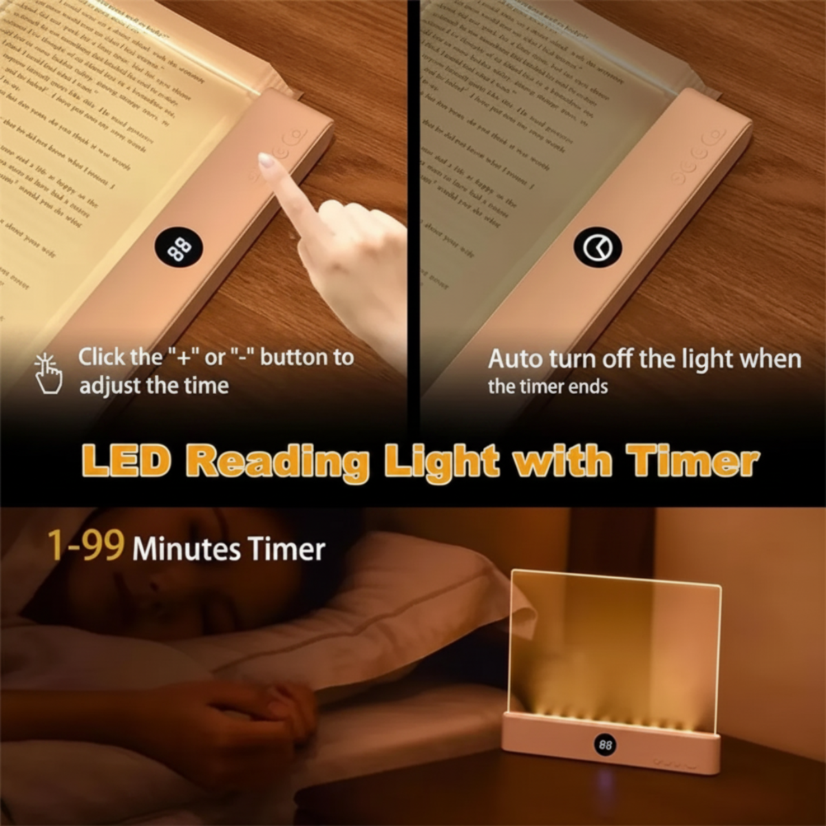 LumiPanel – LED & Eye Health – Dimmable USB Desk Lamp