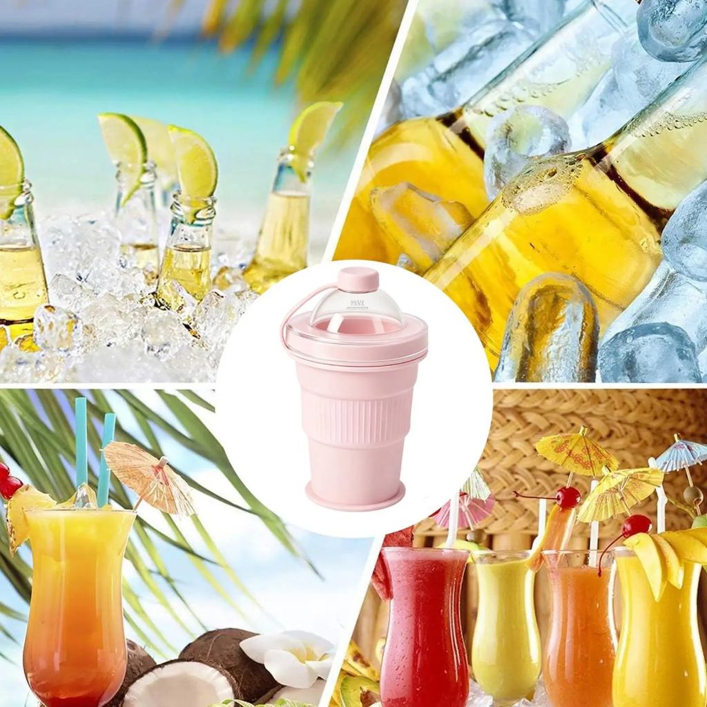 FlexiCup – Practical & Portable – Foldable Silicone Drinking Cup