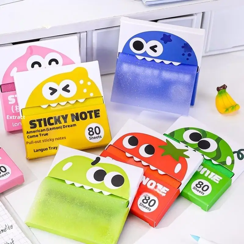 MemoBuddy – Colorful & Functional – Transparent Sticky Notes