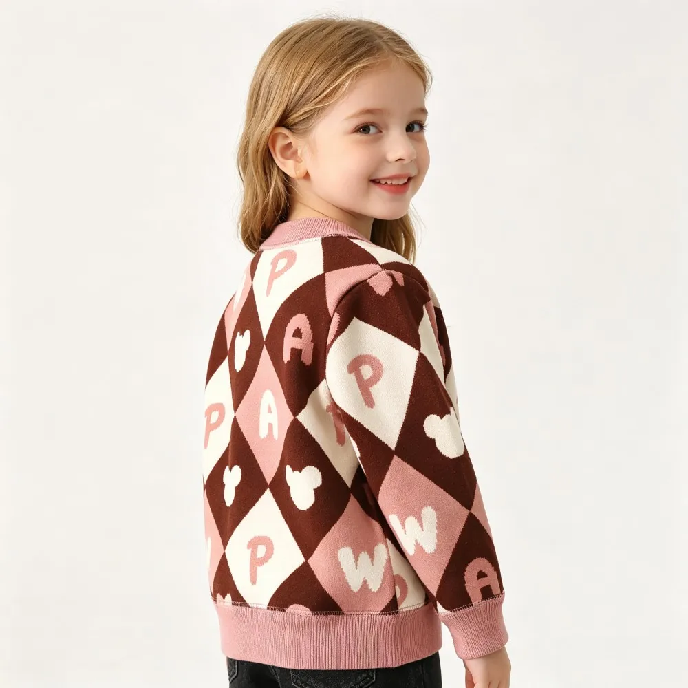 CozyCardi – Soft & Warm – Knitted Cardigan with Cute Prints