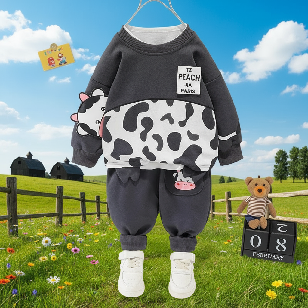 Mini Fashion™ - Warm & Soft – Two-Piece Children's Clothing Set