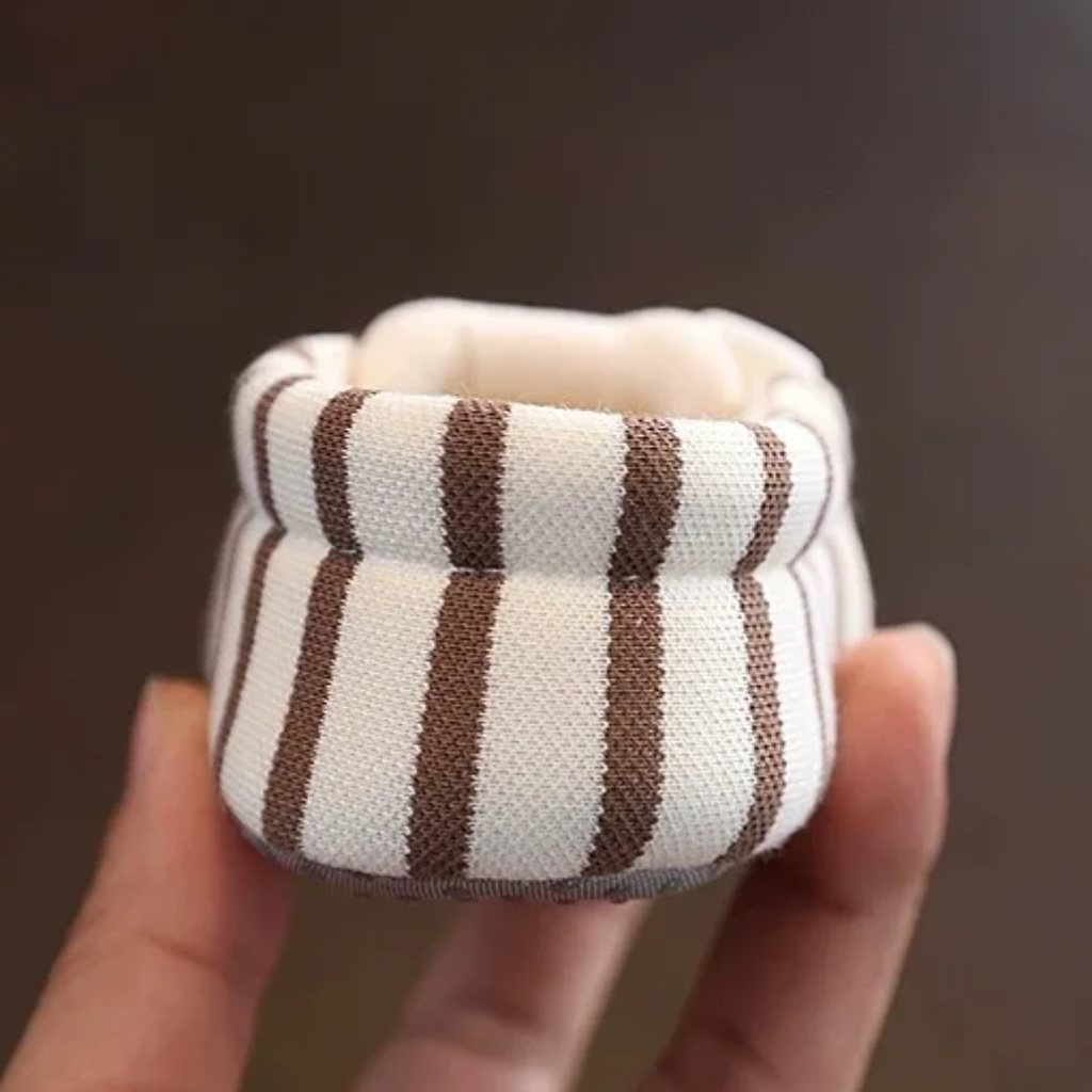 TinyToes – Soft & Warm – Baby's First Shoes with a Striped Design